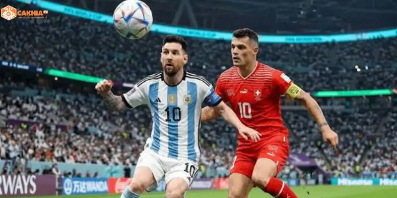 Lionel Messi và Argentina trong trận Anh vs Argentina